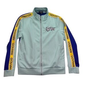 Giovanni La Venganza Track Jacket Mint Green Zip Front Size L